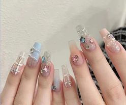Pastels with Jewels - Coffin #Z797
