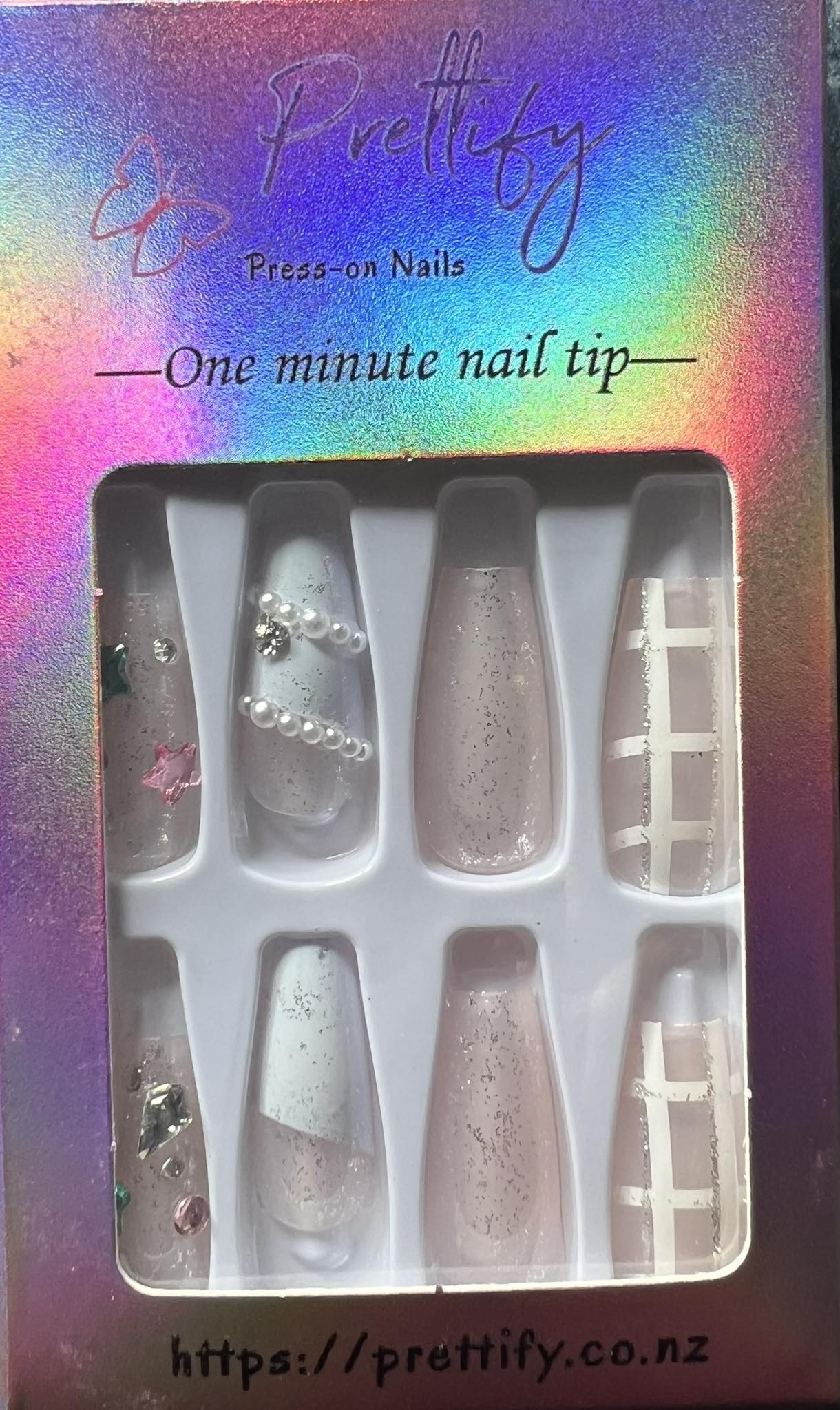 Pastels with Jewels - Coffin #Z797