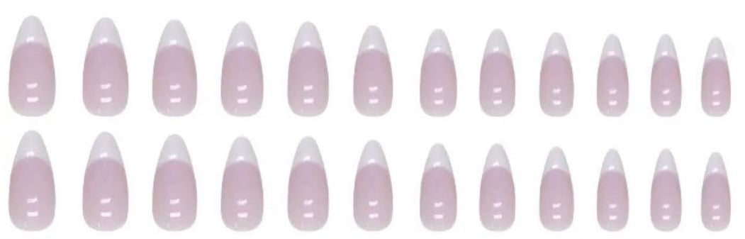 Pearl with White Tips - Almond #W734